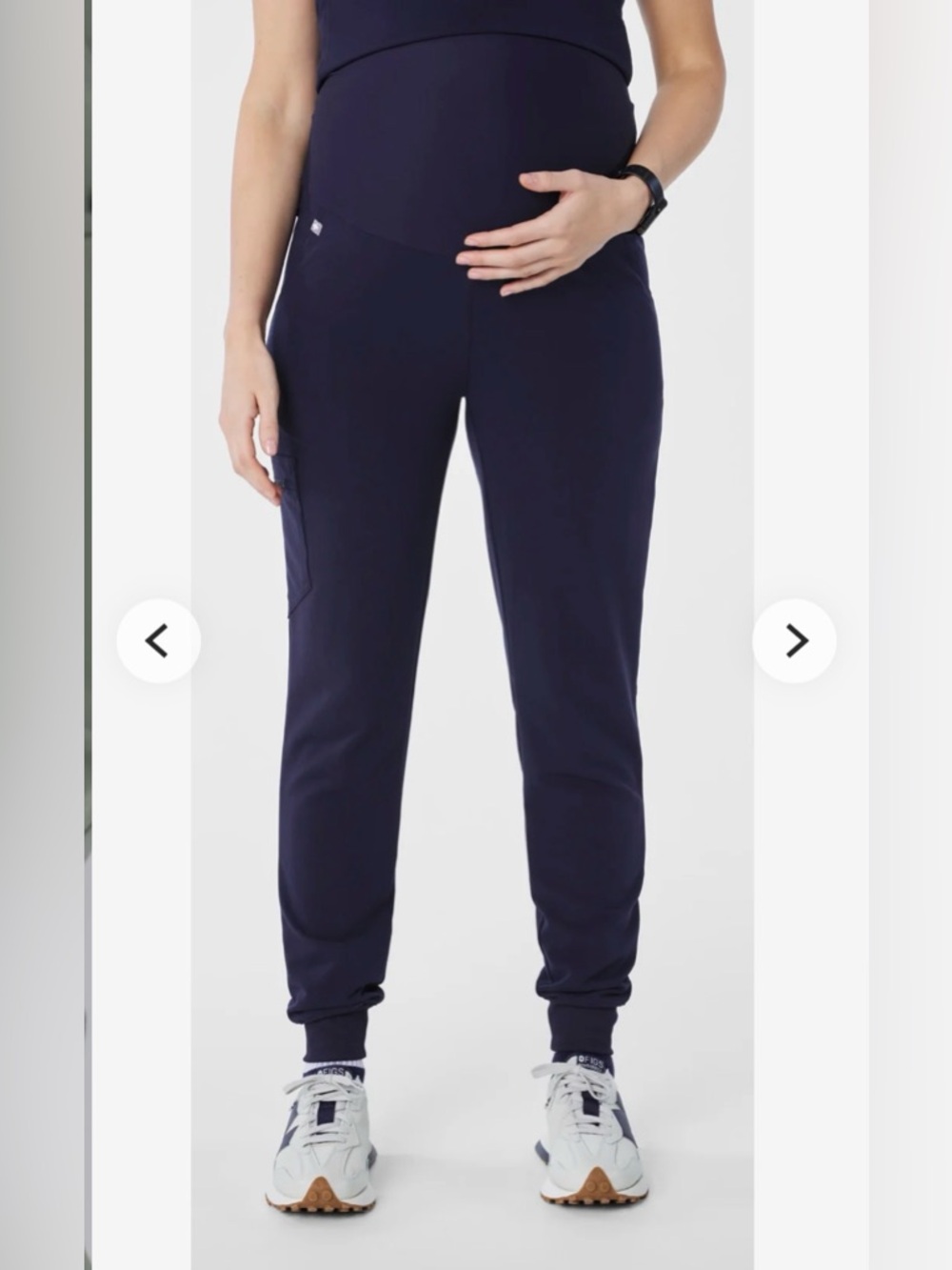 Figs Maternity Navy Jogger Scrub pants